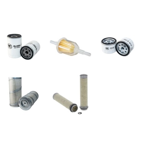FURUKAWA 335 E Filter Service Kit Air Oil Fuel Filters w/Deutz F4L1011F Eng.