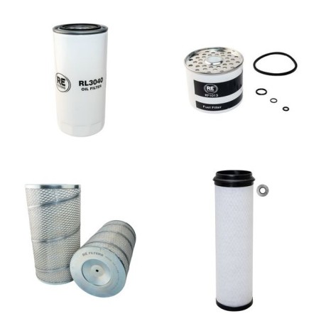 FURUKAWA 520 Filter Service Kit Air Oil Fuel Filters w/ DT358 Eng.