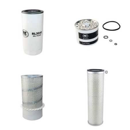 FURUKAWA 520 Filter Service Kit Air Oil Fuel Filters w/ D358 Eng.