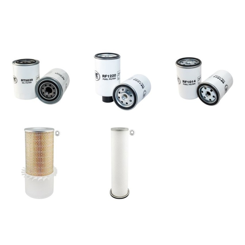 FURUKAWA 725 W LS TRONIC Filter Service Kit Air Oil Fuel Filters w/IHC F439TA Eng.