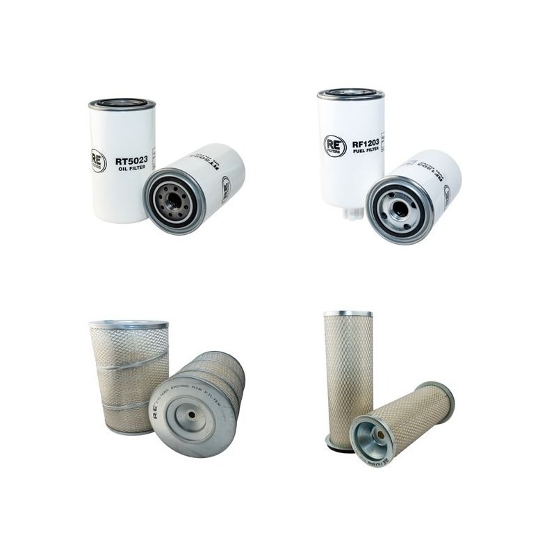 FURUKAWA 740 LS Filter Service Kit Air Oil Fuel Filters w/Cummins  Eng.