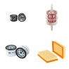 GARBIN M 101 Filter Service Kit Air Oil Fuel Filters w/Lombardini LDW702 Eng.   YR  2006-