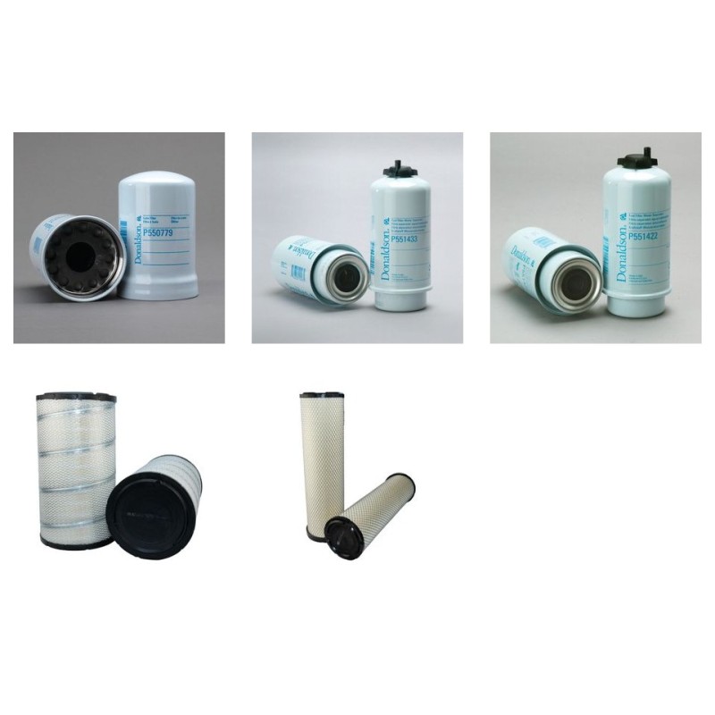 GASPARIN IMPIANTI VESUVIO F 1000 C Filter Service Kit Air Oil Fuel Filters w/JOHN DEERE 6068HF485 Eng.
