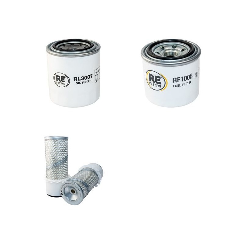 GEHL GEHLMAX 25 Filter Service Kit Air Oil Fuel Filters w/Kubota V1305 Eng.