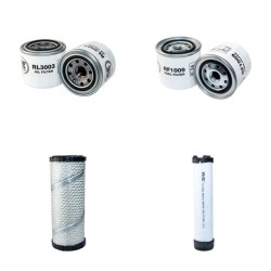 GEHL SL1640 Filter Service Kit Air Oil Fuel Filters w/ISUZU
