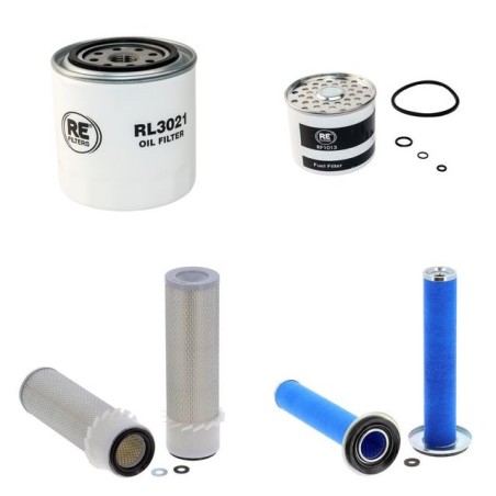 GEHL SL 4625 Filter Service Kit Air Oil Fuel Filters w/Kubota V2203 Eng. SN  -123827