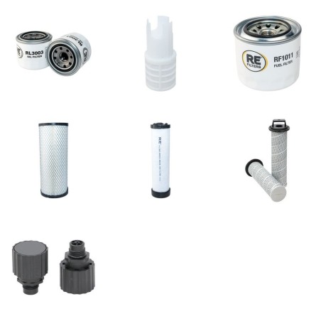 GEIER 60 TS Filter Service Kit w/Yanmar 4Tnv84T-Dsa Eng. HP 60CH