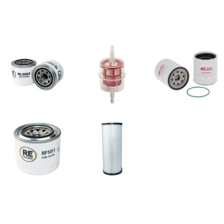 GENSET MG 23 SSY Filter Service Kit w/Yanmar 4Tnv88-Gmg Eng. 2008-