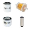 GREEN MECH ARB 150 TB Filter Service Kit w/Kubota D1105-T-EU1 Eng. Air, Oil, Fuel Filters