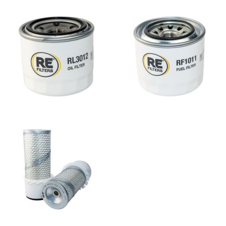 GRILLO FD 2200 4WD Filter Service Kit Air Oil Fuel Filters w/Yanmar 4TNV88BPGZ Eng.   YR  2013-