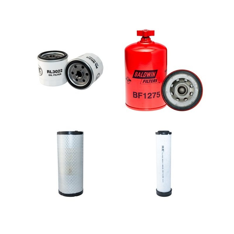GROVE A 60 J Filter Service Kit Air Oil Fuel Filters w/Cummins 4B3.3 Eng.