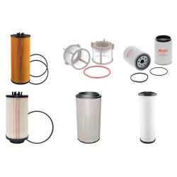 GROVE GMK 4075 Filter Service Kit Air Oil Fuel Filters w/MERCEDES OM501LA Eng. SN  4075-9001- YR  03.01- 430 CH V0-V6