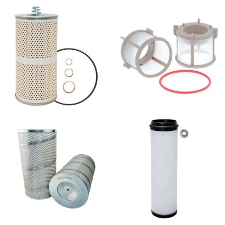 GROVE GMK 4080 Filter Service Kit Air Oil Fuel Filters w/MERCEDES OM336A Eng. SN  4080-8228-    V0/V1/V2
