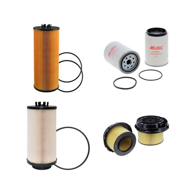 GROVE GMK 5095 Filter Service Kit Air Oil Fuel Filters w/MERCEDES OM502LA Eng. SN  5095-1001-    V0-V8