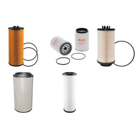 GROVE GMK 5130-1 Filter Service Kit Air Oil Fuel Filters w/MERCEDES OM502LA Eng. SN  5130-2001-    V0/V1