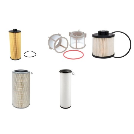 GROVE GMK 6300-ROB V4 V6 Filter Kit Air Oil Fuel w MERCEDES Eng. SN 6300-9098-