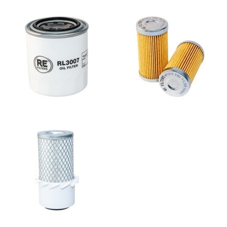 HAKO 2700 DA Filter Service Kit Air Oil Fuel Filters w/Yanmar 3T80U-HK Eng.