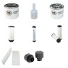 HAKO CITYMASTER 1200 Filter Service Kit w/Yanmar 4TNV88 Eng.