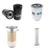 HALLA HDF 25 Filter Service Kit Air Oil Fuel Filters w/KIA HA-H000578 Eng.