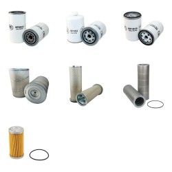 HALLA HE 220 LC Filter Service Kit w/Cummins 6Bta5.9C Eng.