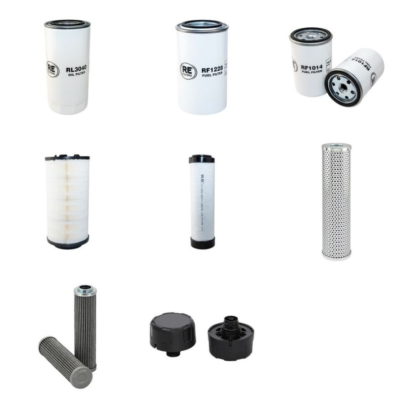 HAMM 3412 VIO Filter Service Kit w/Deutz BF4M1013E Eng.   YR  2007-