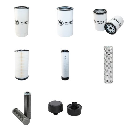 HAMM 3412 VIO Filter Service Kit w/Deutz BF4M1013E Eng.   YR  2007-