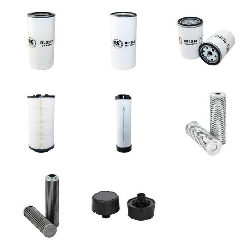HAMM 3414 P/HT/PHT Filter Service Kit w/Deutz BF4M2012 Eng. SN  H 1600000- YR  2004-