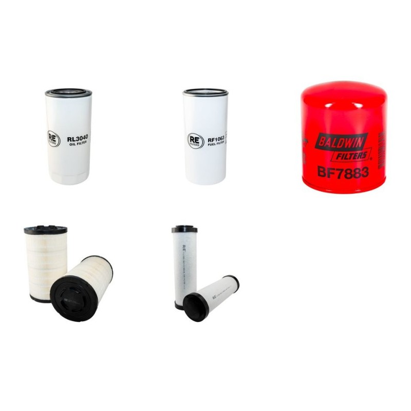HAMM 3518 Filter Service Kit Air Oil Fuel Filters w/Deutz BF6M2012 Eng.   YR  2006