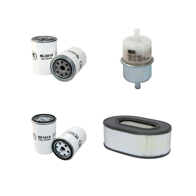 HAMM DV 3 Filter Service Kit Air Oil Fuel Filters w/HATZ 2L40S Eng.