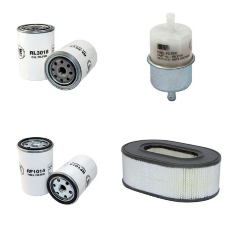 HAMM DV 3 Filter Service Kit Air Oil Fuel Filters w/HATZ 2L40S Eng.