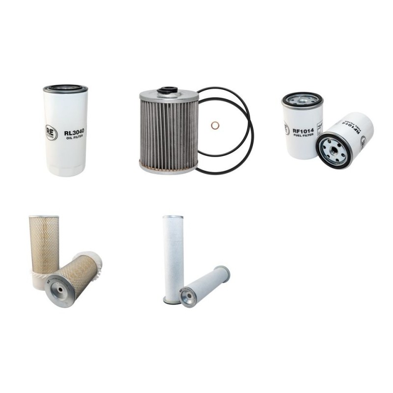 ATLAS AB 1304 Filter Service Kit Air Oil Fuel Filters w/Deutz BF4M1012EC Eng. SN  135-