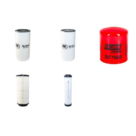 HAMM DV 65 TV Filter Service Kit Air Oil Fuel Filters w/Deutz TD2012LOA2V Eng.   YR  2013