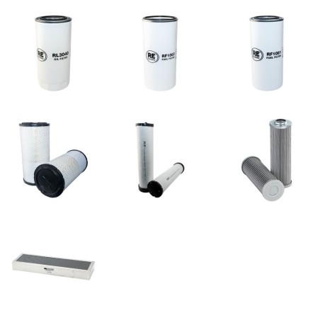HAMM GRW 280-16 Filter Service Kit w/Deutz TCD2012L04 Eng.   YR  2014-