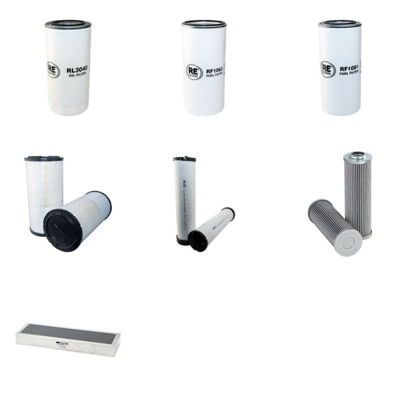 HAMM GRW 280-20 Filter Service Kit w/Deutz TCD2012L04 Eng. SN  H1950001- YR  2010-