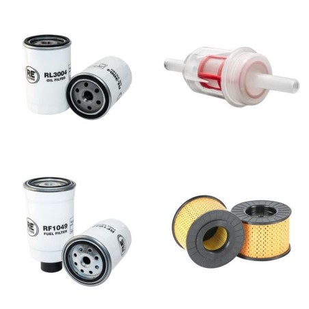 HAMM HD 10 C Filter Service Kit Air Oil Fuel Filters w/HATZ 4W35T Eng.   YR  2006-2008