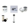 HAMM HD 10 C VV Filter Service Kit Air Oil Fuel Filters w/Kubota D1005 Eng. SN  H200 YR  2010-
