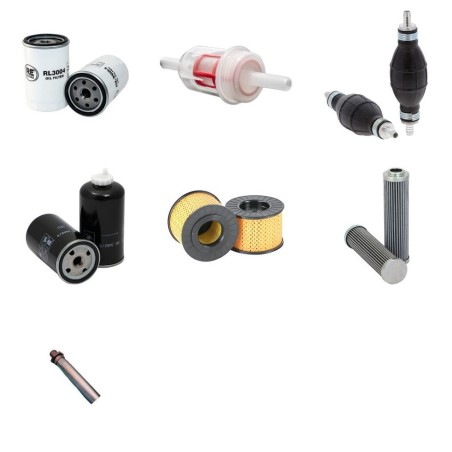 HAMM HD 10 VV Filter Service Kit w/HATZ 4W35 Eng.   YR  2008-
