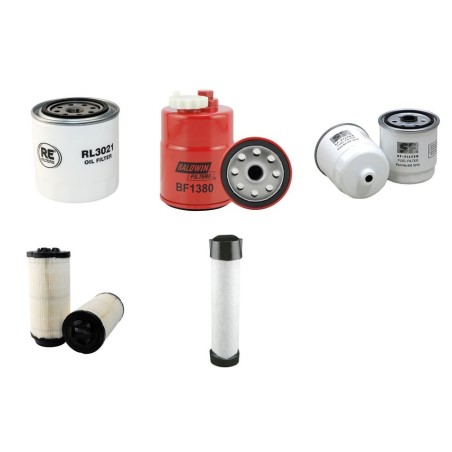 HAMM HD 10 VV Filter Service Kit Air Oil Fuel Filters w/Kubota D1503-M-ET03 Eng. SN  H200 YR  2010-