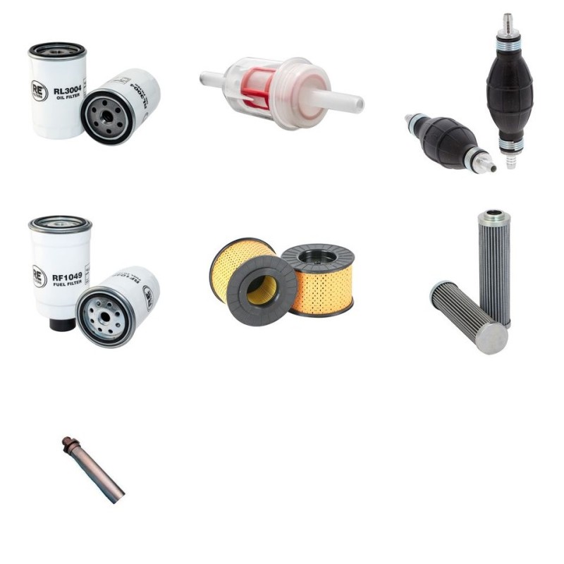HAMM HD 12 VV Filter Service Kit w/HATZ 4W35 Eng.   YR  2007-2008