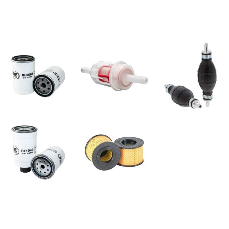 HAMM HD 12 VV Filter Service Kit w/HATZ 4W35 Eng.   YR  2007-2008