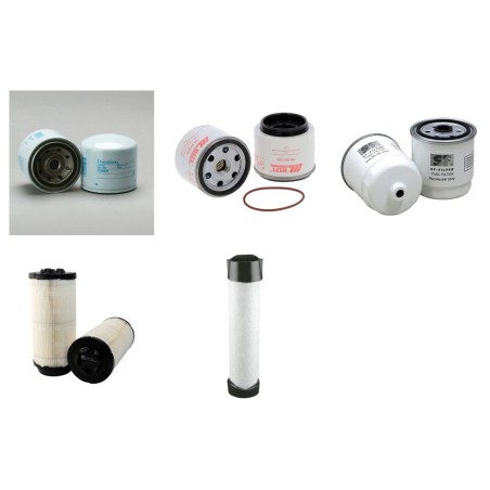 HAMM HD 12 VV/VT Filter Service Kit Air Oil Fuel Filters w/Kubota D1503-M-ET03 Eng. SN  H200 YR  2010-