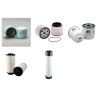 HAMM HD 12 VV/VT Filter Service Kit Air Oil Fuel Filters w/Kubota D1503-M-ET03 Eng. SN  H200 YR  2010-