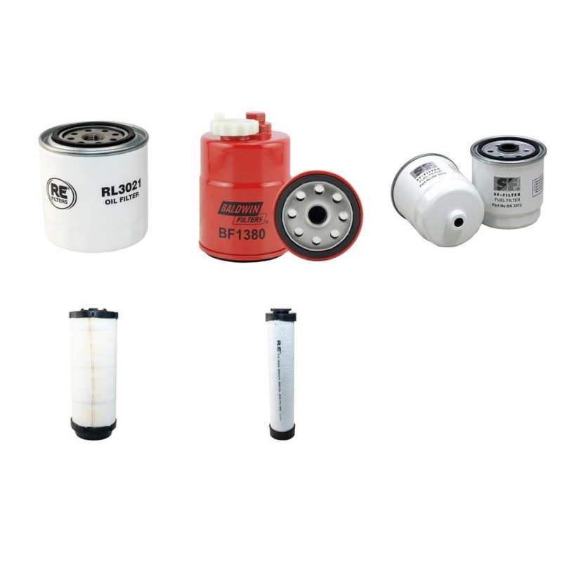 HAMM HD 13 VO Filter Service Kit Air Oil Fuel Filters w/Kubota V2203M-EU33 Eng.   YR  2013-