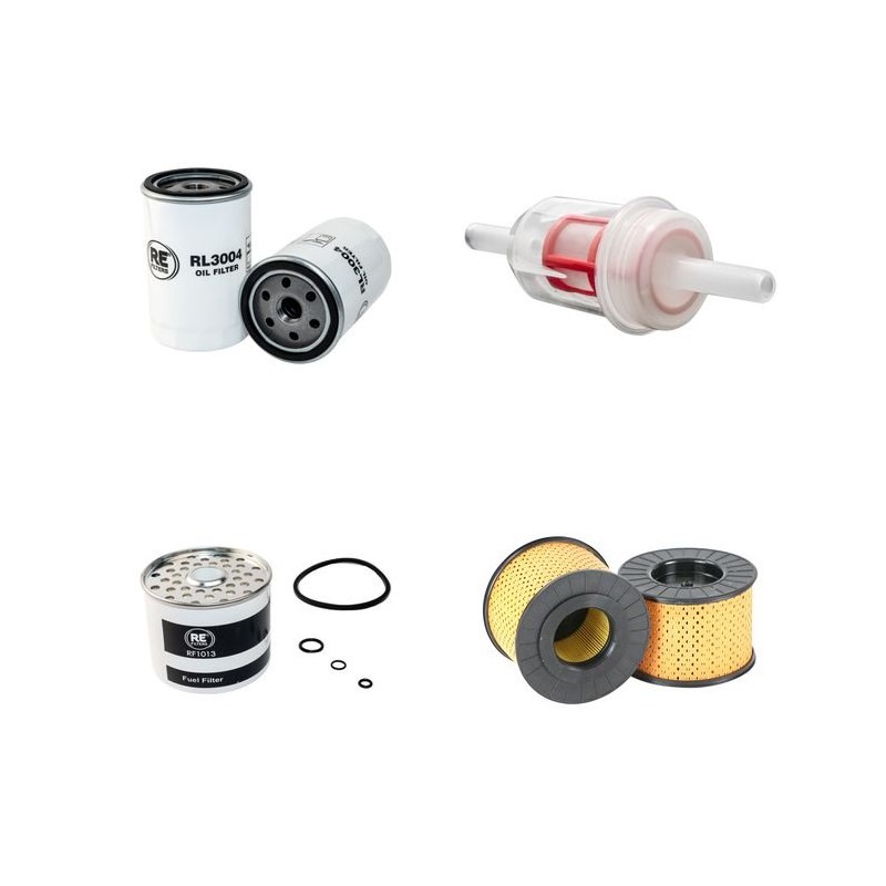 HAMM HD 13 VV Filter Service Kit Air Oil Fuel Filters w/HATZ  Eng. SN  H1720001- YR  2006-2008