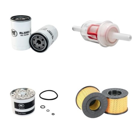 HAMM HD 13 VV Filter Service Kit Air Oil Fuel Filters w/HATZ  Eng. SN  H1720001- YR  2006-2008