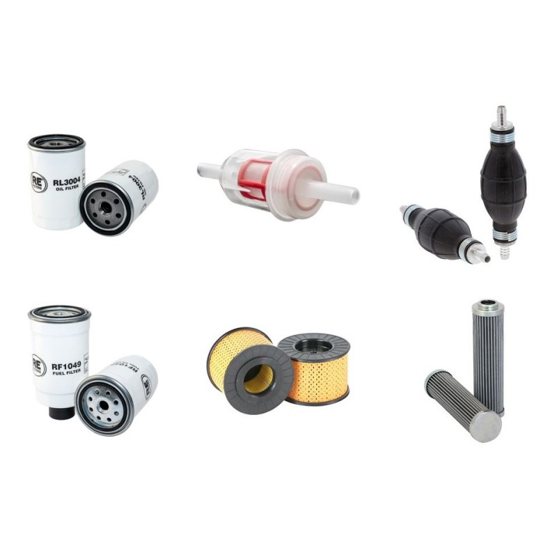 HAMM HD 14 VV Filter Service Kit w/HATZ 4W35T Eng. SN  H1720001- YR  2006-2008