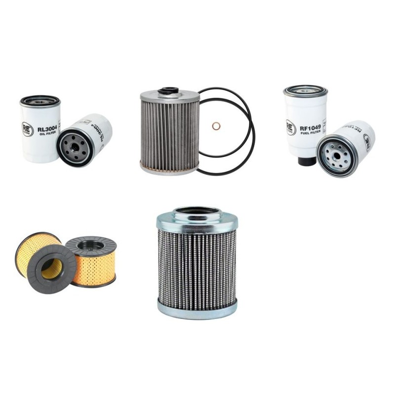 HAMM HD 8 C Filter Service Kit w/HATZ 2W35 Eng.   YR  2006-