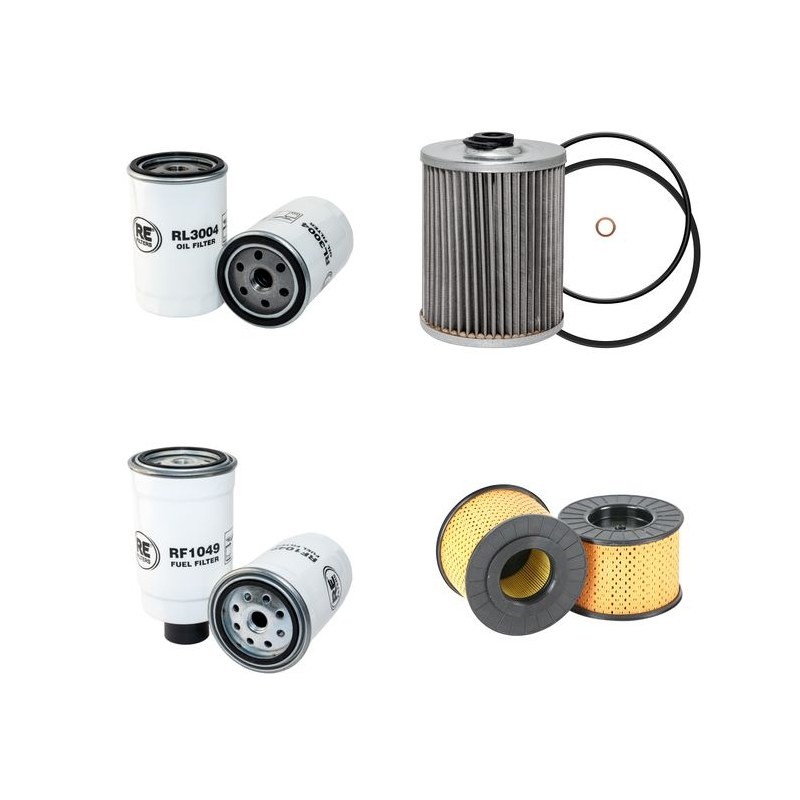 HAMM HD 8 C Filter Service Kit Air Oil Fuel Filters w/HATZ 2W35 Eng.   YR  2006-