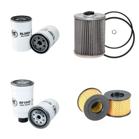 HAMM HD 8 C Filter Service Kit Air Oil Fuel Filters w/HATZ 2W35 Eng.   YR  2006-