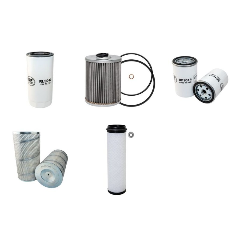 ATLAS AB 1504 Filter Service Kit Air Oil Fuel Filters w/Deutz BF4M1013 Eng. SN  150-